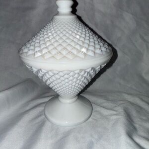 Westmoreland Milk Glass Art Piece